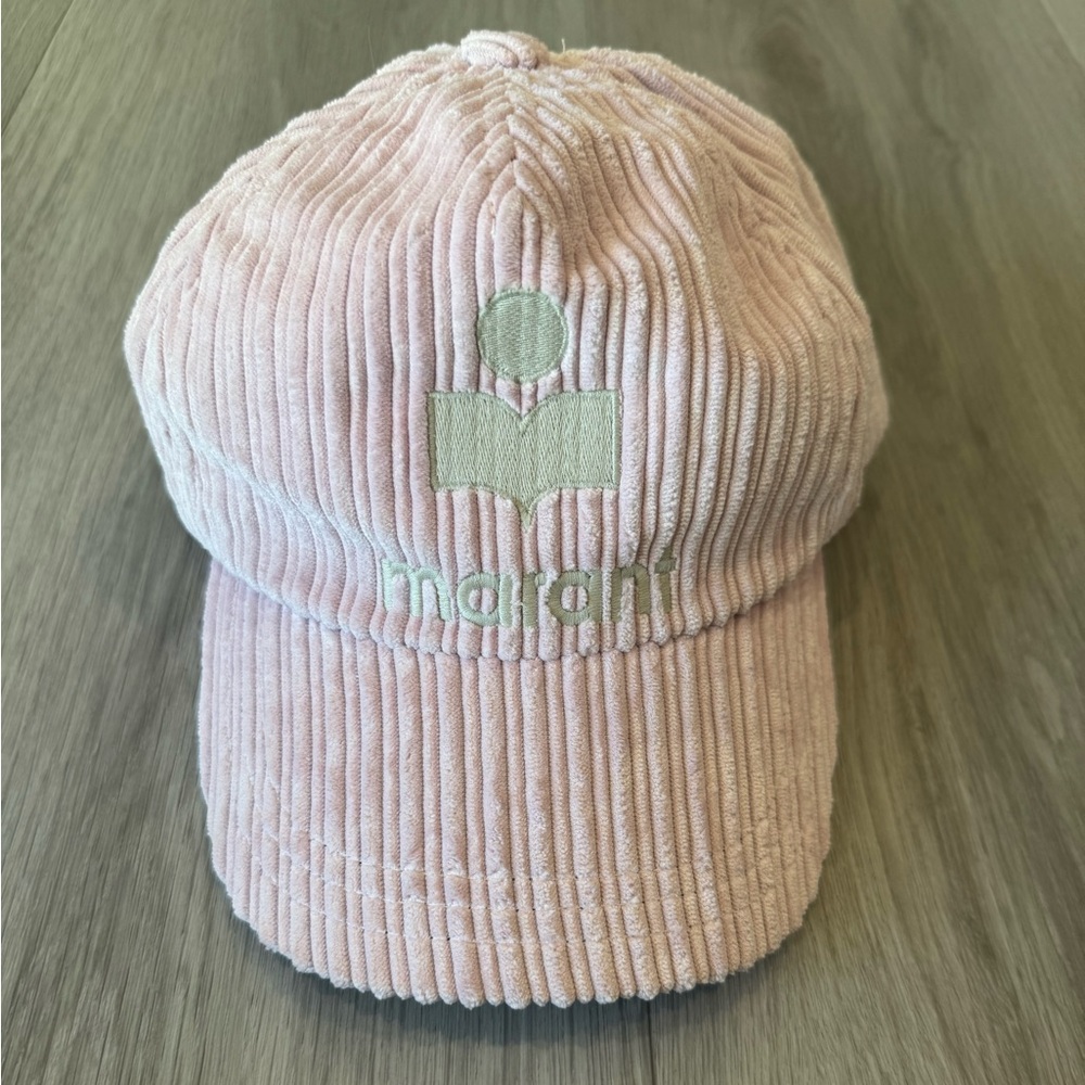 Isabel Marant pink corduroy hat